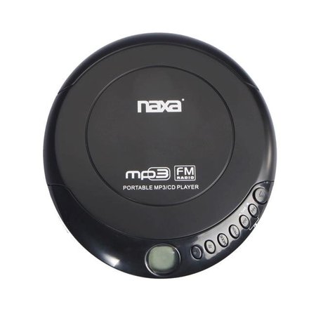NAXA ELECTRONICS Naxa NPC-320 Slim Personal MP3 & CD Player with 100 Second Anti-Shock & FM Scan Radio NPC-320